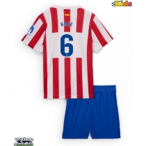 Atletico Madrid Koke #6 Replica Home Minikit 2025-26 Short Sleeve (+ pants)